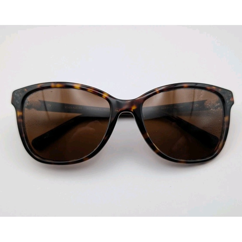 Coach HC 8187B L1597 Tortoise Eyeglass Frames Only Gold Tea Rose Hinge 54-17 135